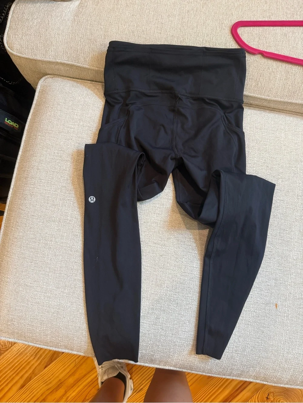 lululemon athletica Black High-Rise Leggings with Side Pockets 28in inseam - Picture 2 of 4